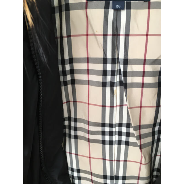 BURBERRY(バーバリー)のBURBERRY LONDON リアルファー　ノバチェック　ダウンコート レディースのジャケット/アウター(ダウンジャケット)の商品写真