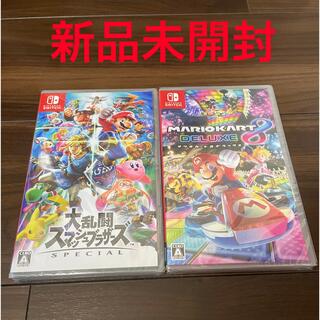 ニンテンドースイッチ(Nintendo Switch)の大乱闘スマッシュブラザーズ SPECIAL+ マリオカート8デラックス(家庭用ゲームソフト)