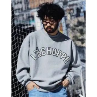 イズネス(is-ness)の希少L 美品 L'ECHOPPE【is-ness / イズネス】別注 SWEAT(スウェット)