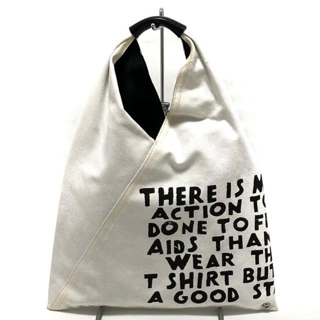 MM6(エムエムシックス)のエムエムシックス トートバッグ 白×黒 レディースのバッグ(トートバッグ)の商品写真