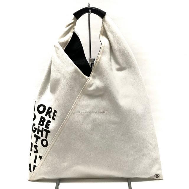 MM6(エムエムシックス)のエムエムシックス トートバッグ 白×黒 レディースのバッグ(トートバッグ)の商品写真
