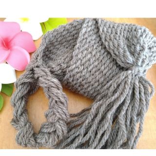 天毛Handmade Muffler Alpaca Designひと巻きマフラー(マフラー/ストール)