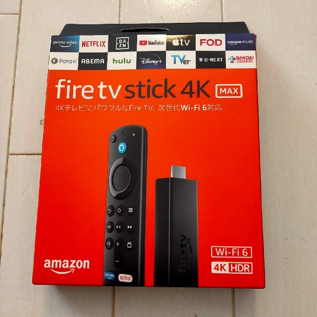 Amazon Fire TV Stick 4K MAX 最新版 新品 未使用品