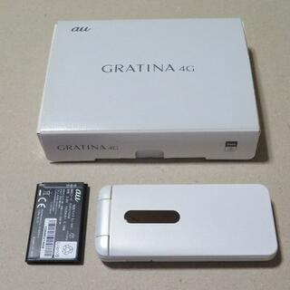 キョウセラ(京セラ)のGRATINA 4G KYF31（ホワイト）(携帯電話本体)