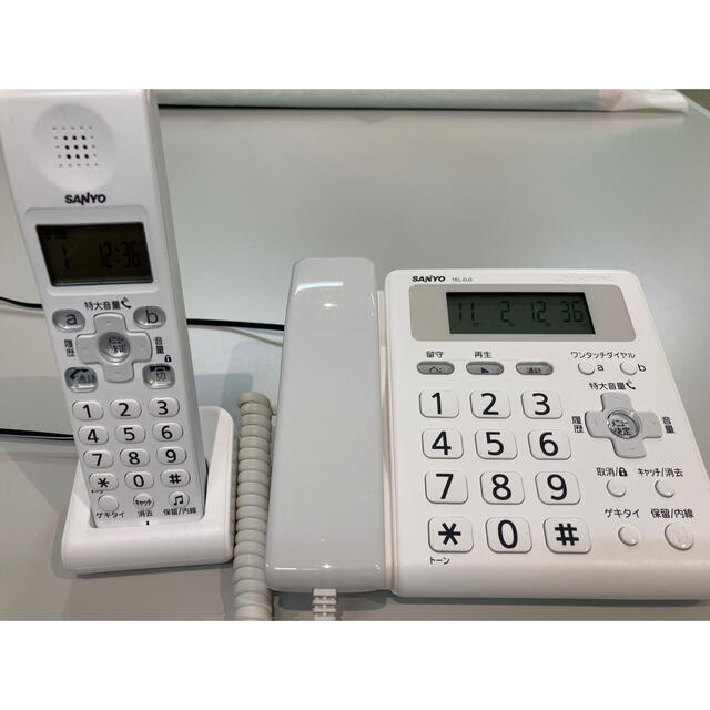 SANYO(サンヨー)のSANYO デジタルコードレス電話機（子機1台付）  スマホ/家電/カメラの生活家電(その他)の商品写真