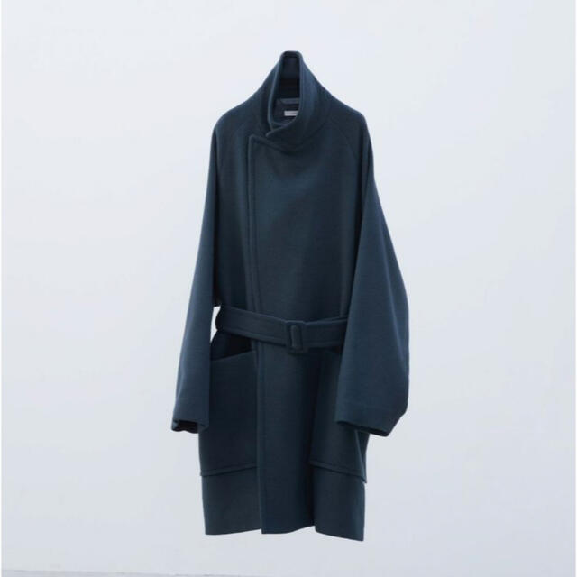 【LIDNM】FINE WOOL MINIMAL HALF COATチェスターコート