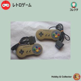 スーパーファミコン(スーパーファミコン)のニンテンドースーパーファミコンコントローラ 2個 ( #1145 )(その他)