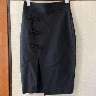 ザラ(ZARA)のZARA 黒 タイトスカート✩.*˚xs(ひざ丈スカート)