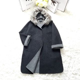 フォクシー(FOXEY)の★新品同様★FOXEY BOUTIQUE★フォクシー★カシミヤコート(ロングコート)