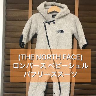 ザノースフェイス(THE NORTH FACE)の【美品】THE NORTH FACE ロンパース ベビーシェルパフリーススーツ(ロンパース)