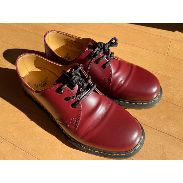 Dr.Martens ドクターマーチン 3ホール レッド UK7 26cm 箱無 - ブーツ