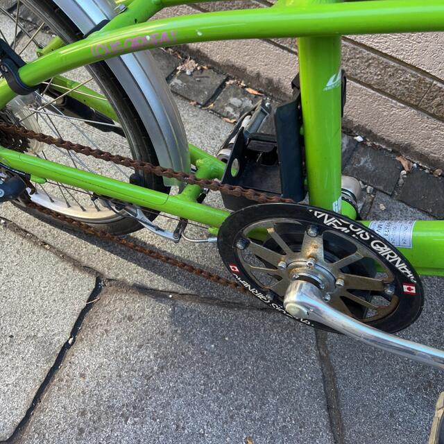 ルイガノ アシスト付き電動自転車 黄緑 - 自転車本体