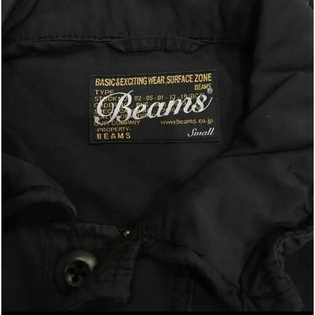 BEAMS - 新品 ビームス ミリタリージャケット 黒 メンズ Sの通販 BEAMS - 新品 ビームス ミリタリージャケット 黒 メンズ Sの通販