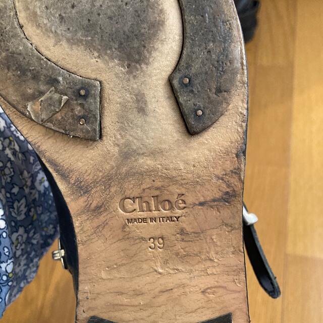Chloe(クロエ)のChloe☆レザー　ジョッキーブーツ39 ブラック レディースの靴/シューズ(ブーツ)の商品写真