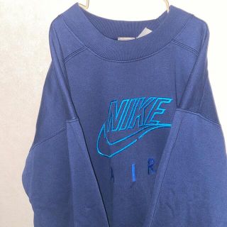 ナイキ(NIKE)の銀タグ 90's vintage  NIKE スウェット トレーナー ネイビー(スウェット)