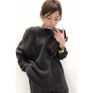 アパルトモンドゥーズィエムクラス(L'Appartement DEUXIEME CLASSE)のL'Appartement アパルトモン　BF Knit　ブラウン(ニット/セーター)