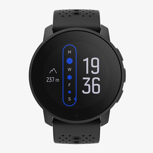 大人女性の SUUNTO 9 PEAK All BLACK 正規品 保証書付き 時計 gps