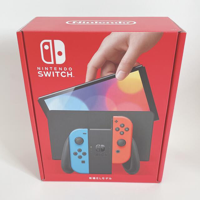 新品未開封 Nintendo Switch 新型 有機 elモデル ネオン