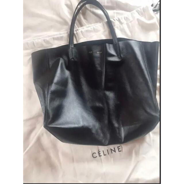 セリーヌ CELINE スモール フォールドカバ　美品　ハンドバッグ　ブラック