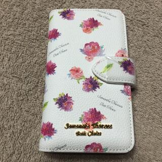 新品　サマンサタバサ　iPhoneケース　プチチョイス　手帳型　花柄　7119