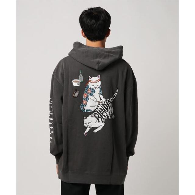 RIPNDIP パーカー　TATTOO NERM PULLOVER グレー XLメンズ