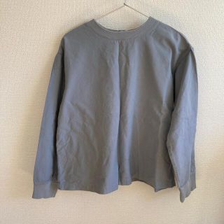 ムジルシリョウヒン(MUJI (無印良品))の無印良品　ロンT コットン100% 長袖Tシャツ　xs s(Tシャツ(長袖/七分))