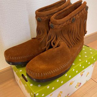 ミネトンカ(Minnetonka)の新品未使用★ミネトンカ　フリンジブーツ(ブーツ)