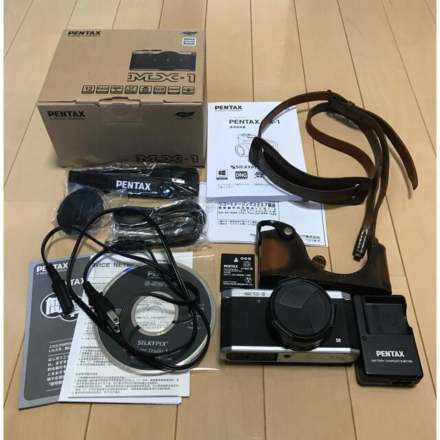 ライトブラウン/ブラック 値下げ PENTAX MX-1 限定シルバー - 通販