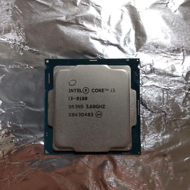 i3-8100 3.6GHz LGA1151 第8世代