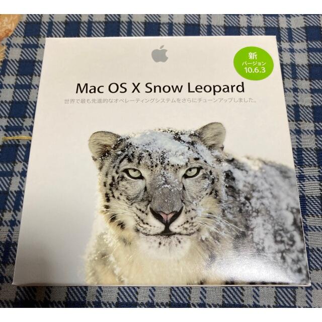Apple(アップル)のMac OS X Snow Leopard バージョン10.6 スマホ/家電/カメラのPC/タブレット(PC周辺機器)の商品写真