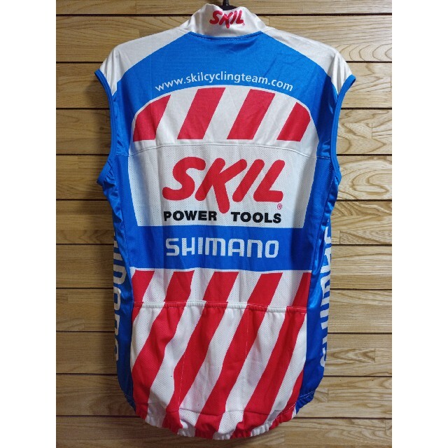 支給品 ベスト Skil Shimano スキルシマノ サイクルジャージ S