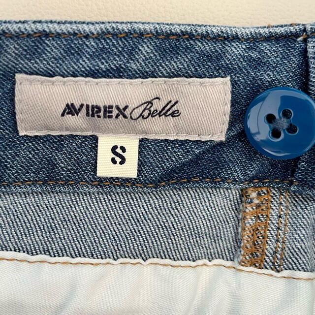 AVIREX(アヴィレックス)の公式サイト売切【AVIREX】デニムカラーコンビスカート レディースのスカート(ロングスカート)の商品写真