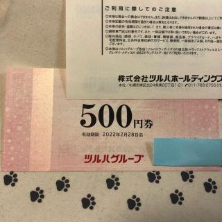 500円分　ツルハ　株主優待券(ショッピング)