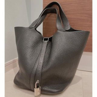 エルメス(Hermes)のエルメス　HERMES ピコタンロックGM ノワール(ハンドバッグ)