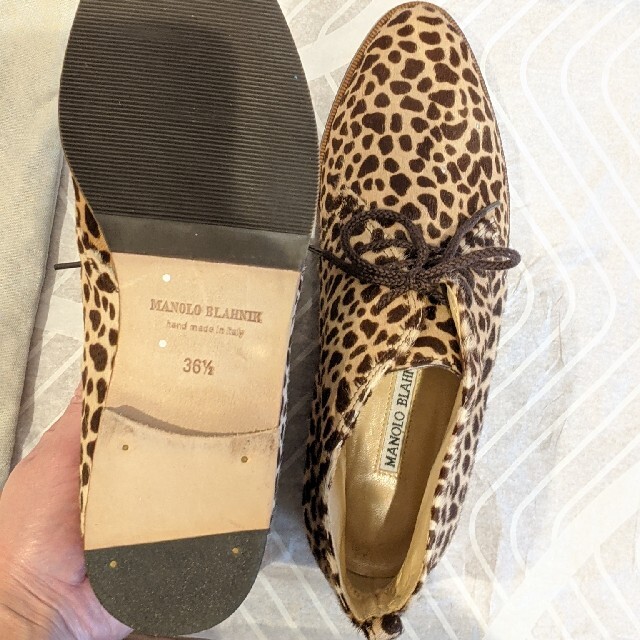 MANOLO BLAHNIK - 新品 MANOLO BLAHNIK ハラコチャッカブーツ マノロ