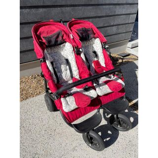 美品】AirBuggy COCO DOUBLE(エアバギーココダブル)レッド www