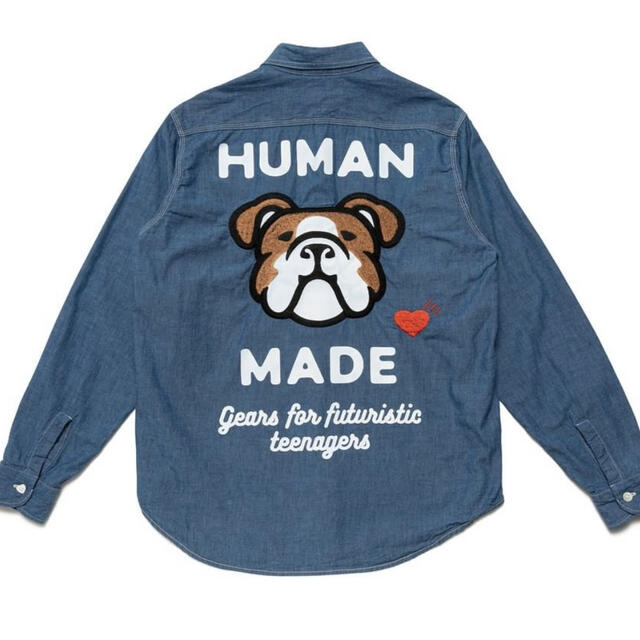 HUMAN MADE CHAMBRAY L/S SHIRT