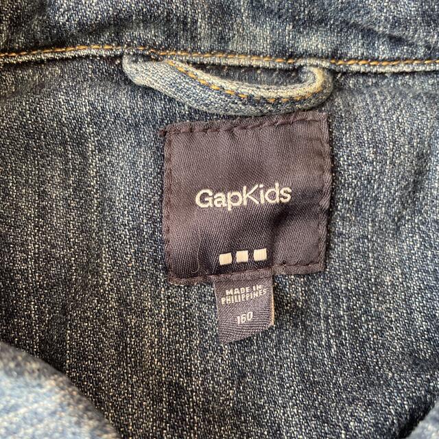 GAP Kids(ギャップキッズ)のGAPkidsデニムジャケット キッズ/ベビー/マタニティのキッズ服女の子用(90cm~)(ジャケット/上着)の商品写真