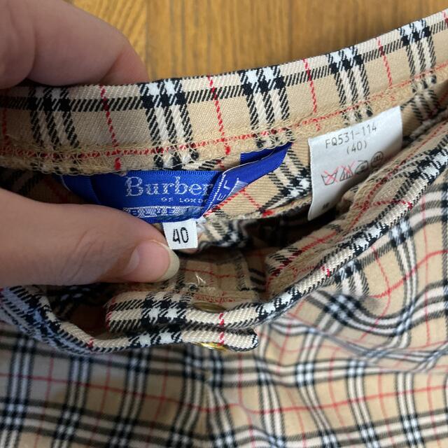 BURBERRY BLUE LABEL(バーバリーブルーレーベル)のBurberry ノバチェック　パンツ　フレア　ストレッチ レディースのパンツ(その他)の商品写真