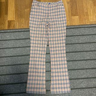 バーバリーブルーレーベル(BURBERRY BLUE LABEL)のBurberry ノバチェック　パンツ　フレア　ストレッチ(その他)