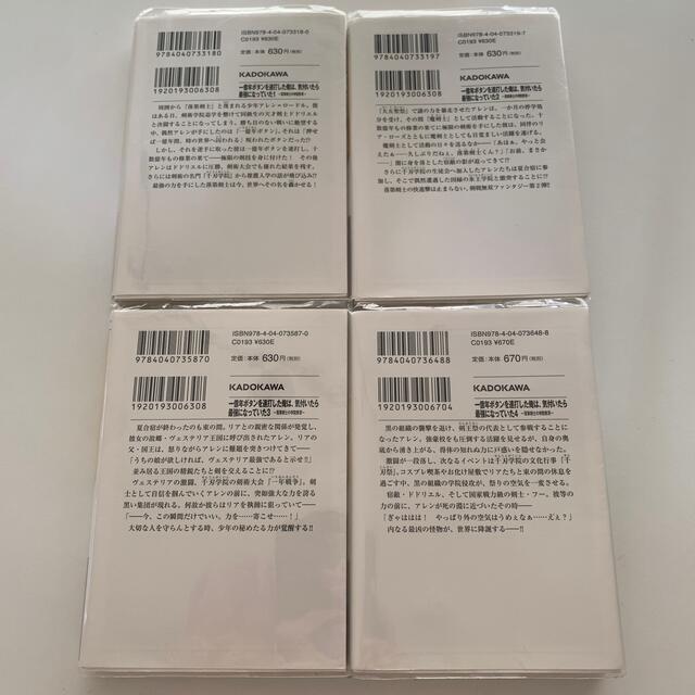 一億年ボタンを連打した俺は、気付いたら最強になっていた　1,2,3,4 セット エンタメ/ホビーの本(文学/小説)の商品写真