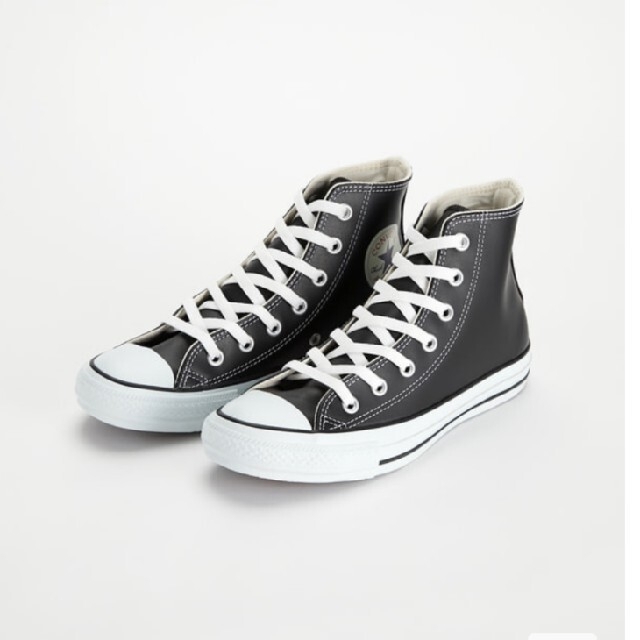 PLST(プラステ)の新品♥️PLST♥️【CONVERSE】レザーハイカットスニーカー。22.5 レディースの靴/シューズ(スニーカー)の商品写真