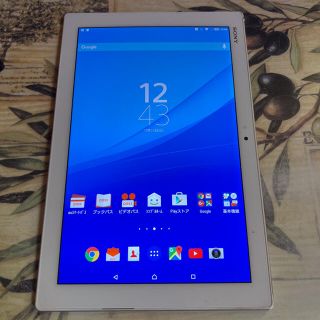 エクスペリア(Xperia)のSIMフリー○Xperia Z4 Tablet SOT31○テレビアンテナ内蔵(タブレット)