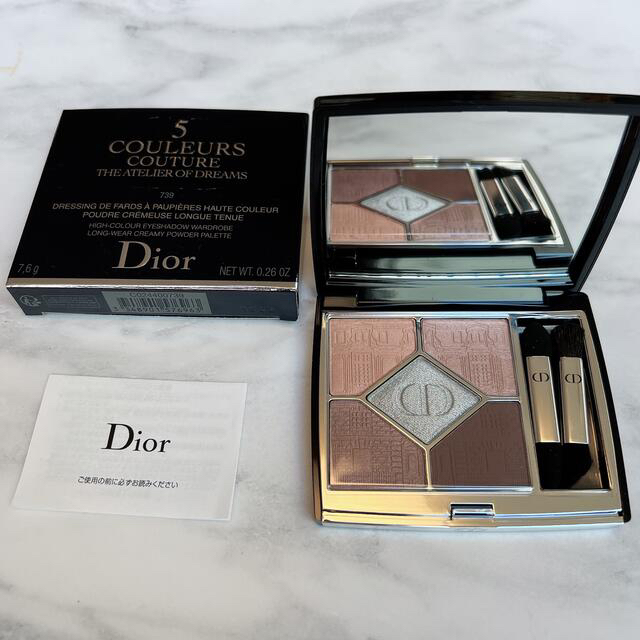 Dior(ディオール)の新品　ディオール アイシャドウ　サンク クルール クチュール  739  コスメ/美容のベースメイク/化粧品(アイシャドウ)の商品写真