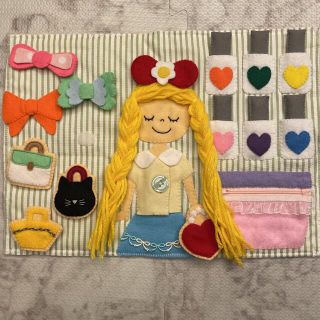 布絵本 ハンドメイド フェルト キルティング 毛糸 知育玩具(知育玩具)