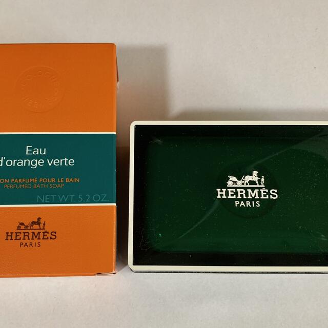 Hermes(エルメス)のHERMES オードランジュヴェルトパルファムソープ　150g コスメ/美容のボディケア(ボディソープ/石鹸)の商品写真