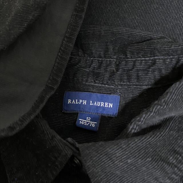 Ralph Lauren(ラルフローレン)のラルフローレン　コーデュロイシャツチュニックRALPH LAUREN 145cm キッズ/ベビー/マタニティのキッズ服女の子用(90cm~)(ワンピース)の商品写真