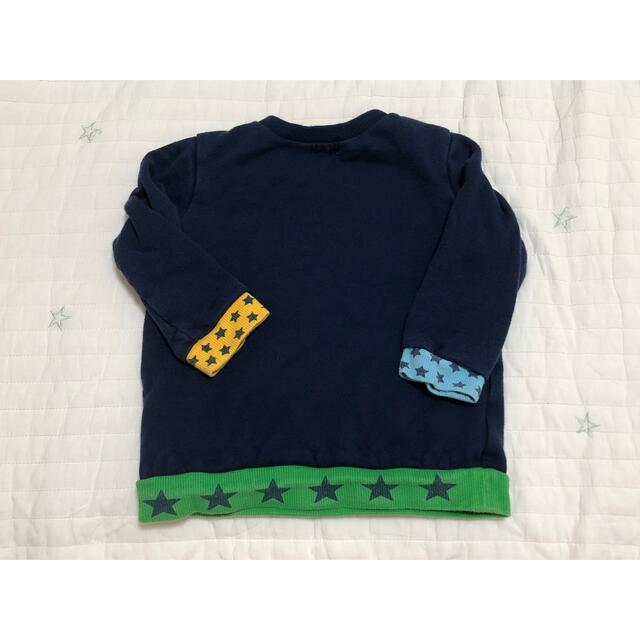 HOT BISCUITS(ホットビスケッツ)のホットビスケッツ　トレーナー90 キッズ/ベビー/マタニティのキッズ服男の子用(90cm~)(Tシャツ/カットソー)の商品写真