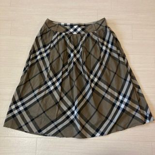 バーバリー(BURBERRY)の【BURBERRY】膝丈スカート(ひざ丈スカート)