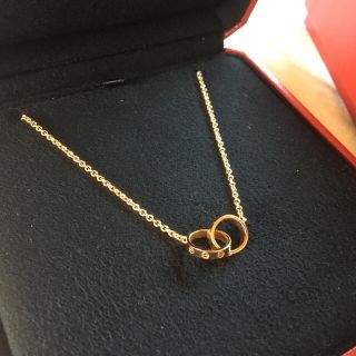 カルティエ(Cartier)の【専用】カルティエ Love ネックレス ラブ ピンクゴールド(ネックレス)